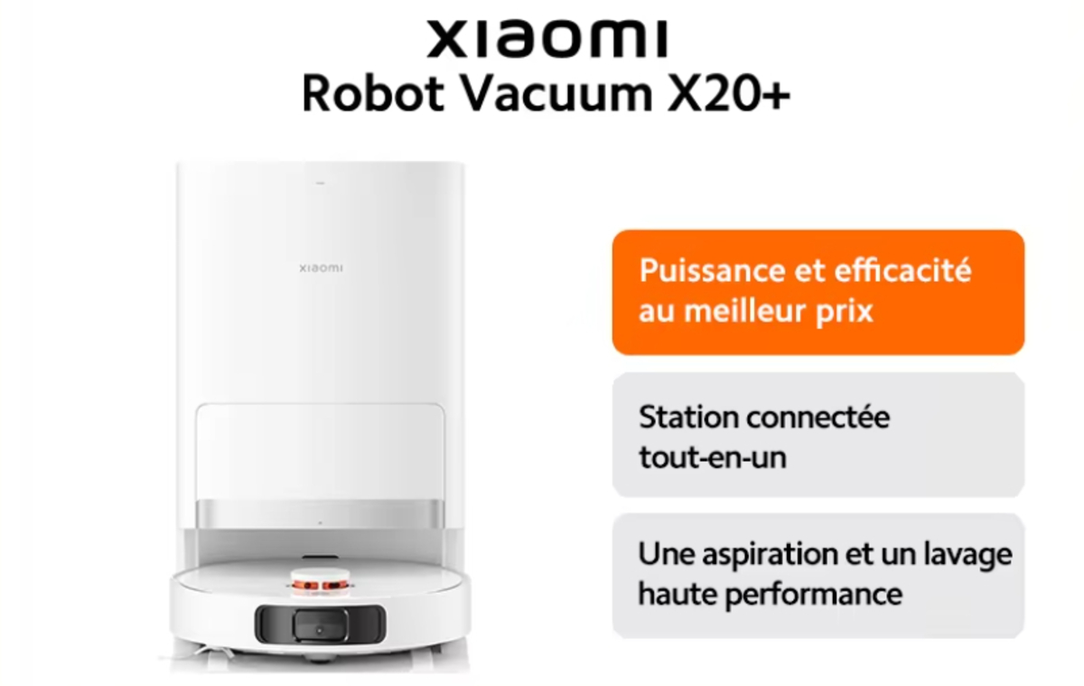 Ce robot (noté 4,9/5) lave et aspire vos sols, et il est à moins de 300 € pendant encore 48h !