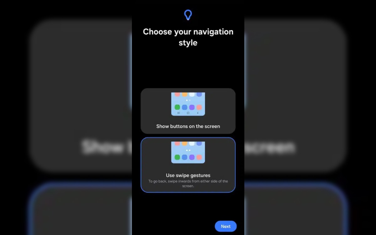 choix navigation samsung
