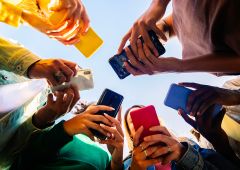 etudiants smartphones