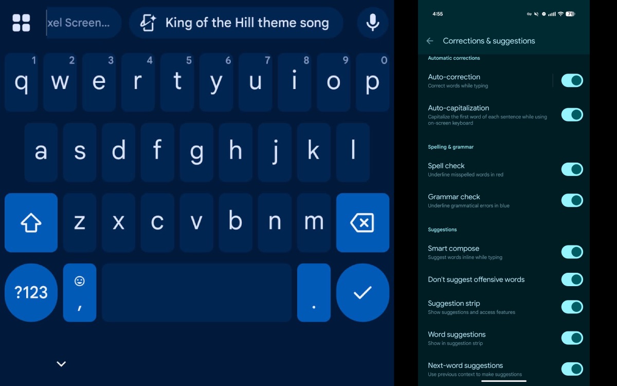 gboard suggestions ia