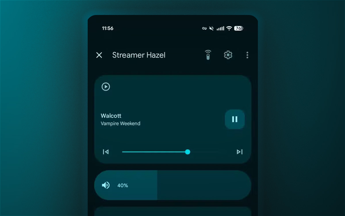 Google home nouveau controles de lecture