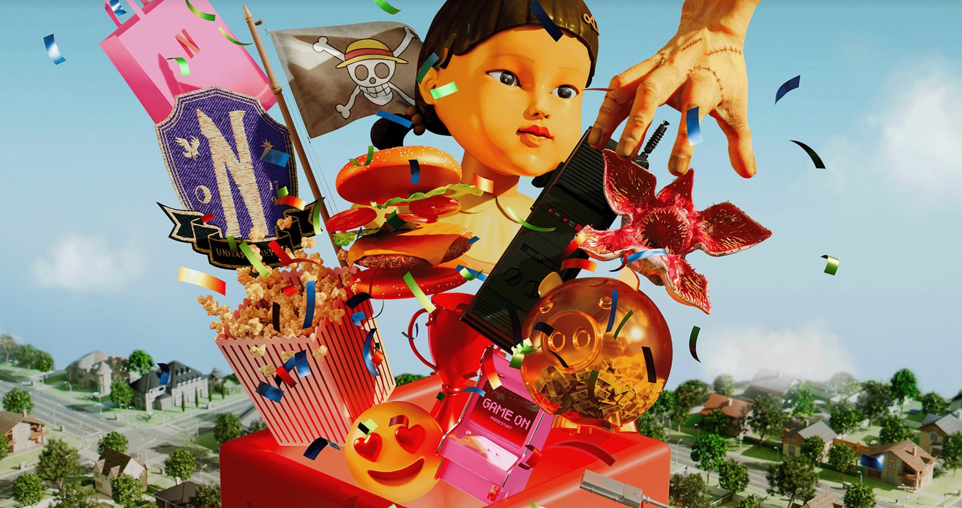 Netflix ouvre ses premiers parcs d’attractions, qui font la part belle à Stranger Things, Squid Game et One Piece