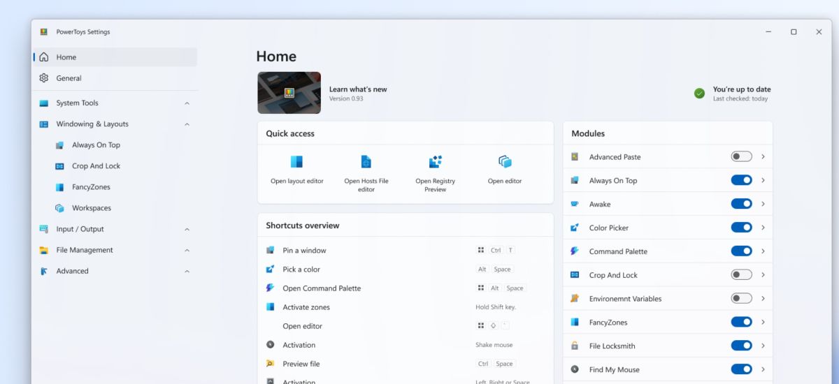 PowerToys Windows 11