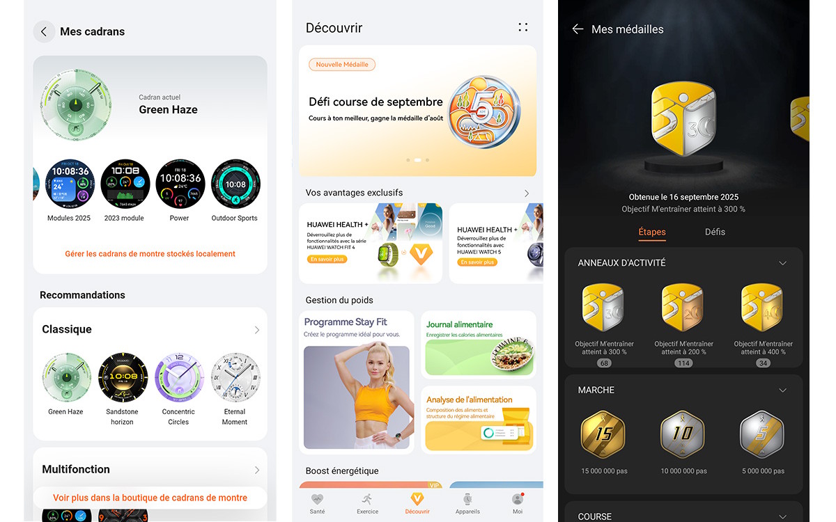 Huawei Watch GT 6 interface capture