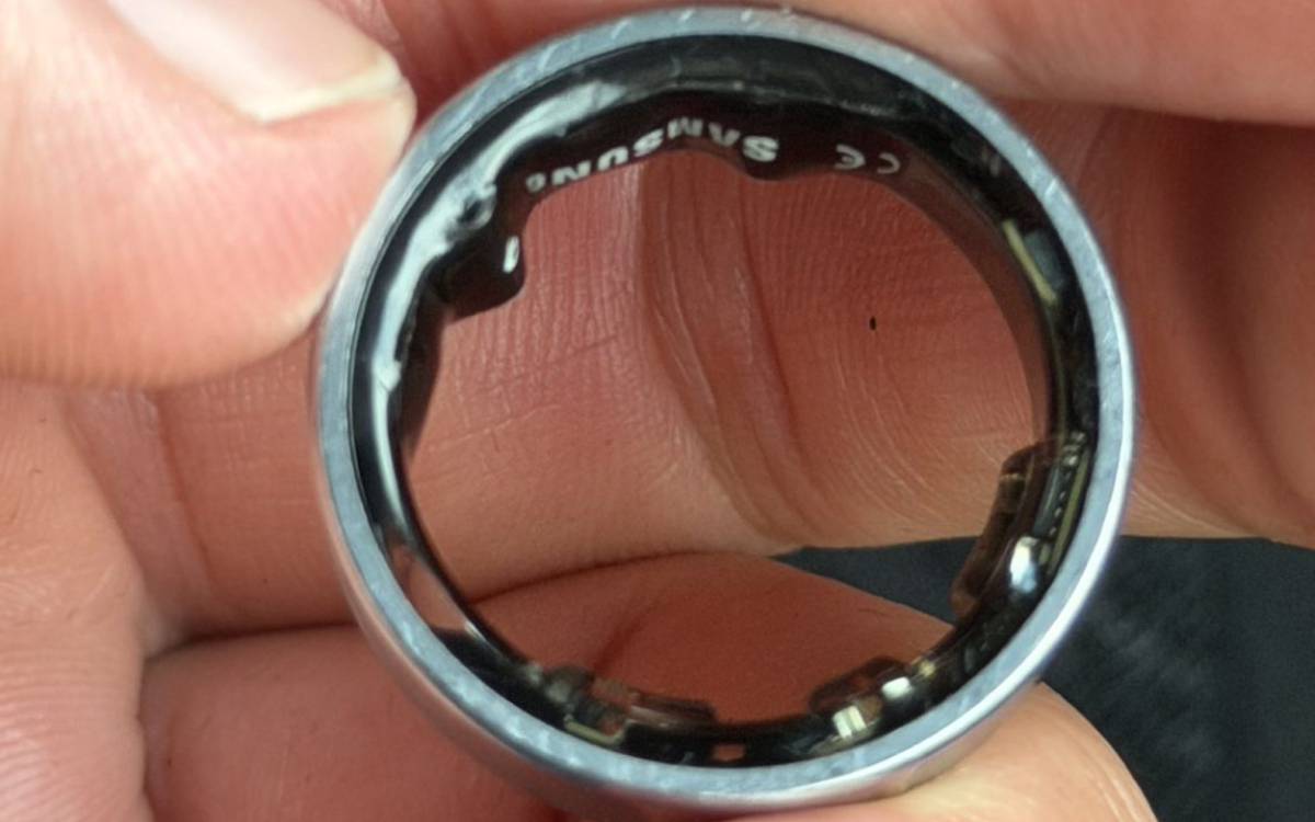 Galaxy Ring batterie enflée