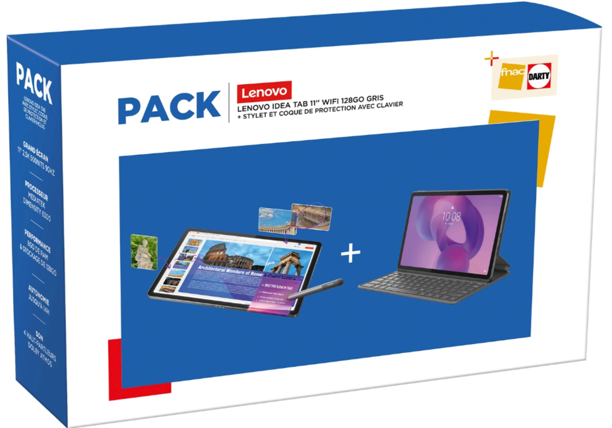 Clavier, stylet, écran XXL : cette tablette Lenovo explose les ventes de la rentrée et est à moins de 250 € !