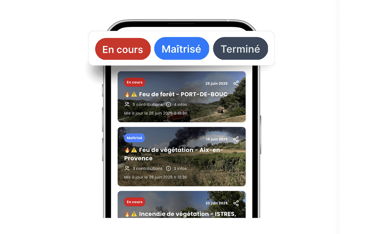 smartphone urgence discover