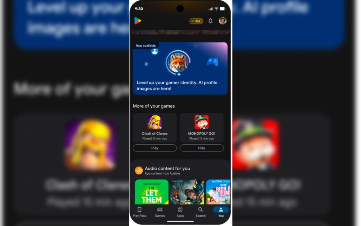 google play store nouvel onglet