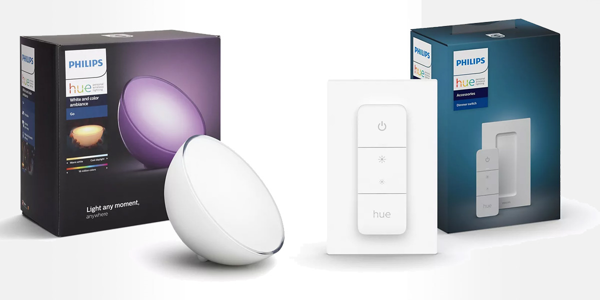 Lampe connectée Philips Hue Go + télécommande : Boulanger propose ce pack à moitié prix !