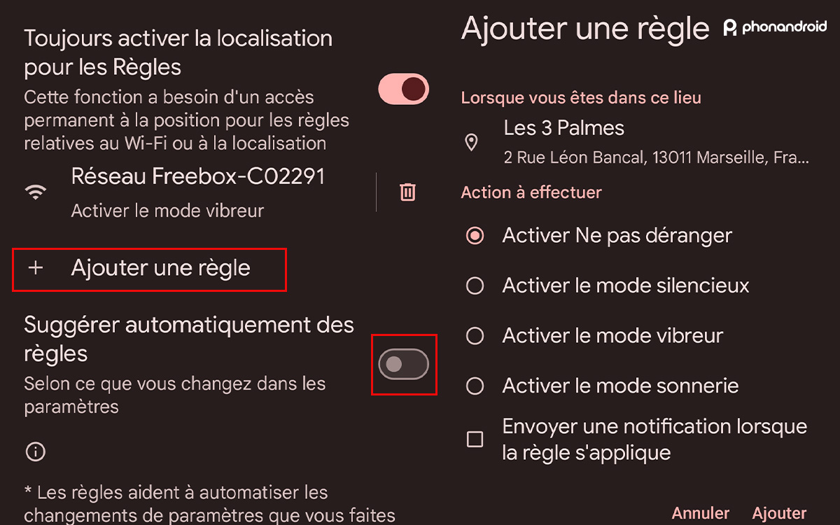 Google pixel règles tuto