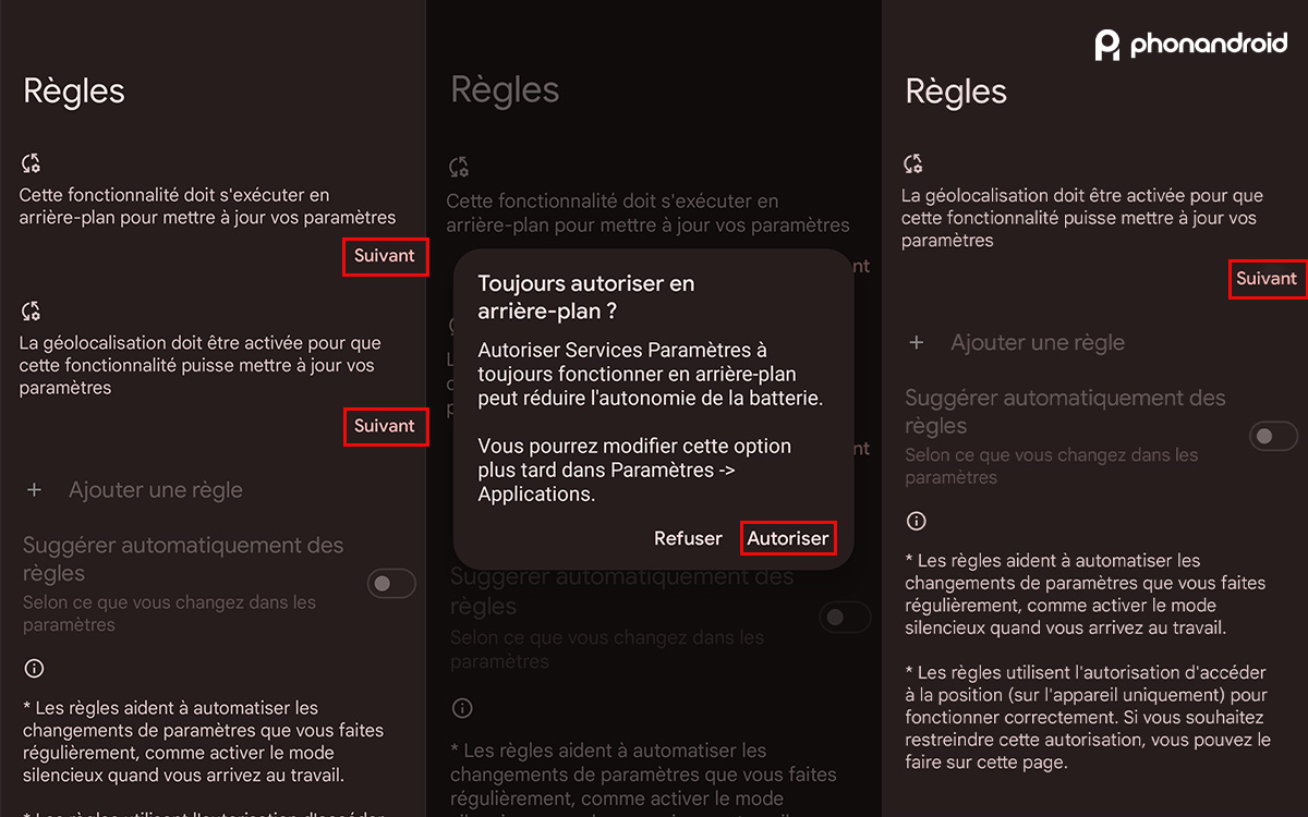 Google pixel règles tuto