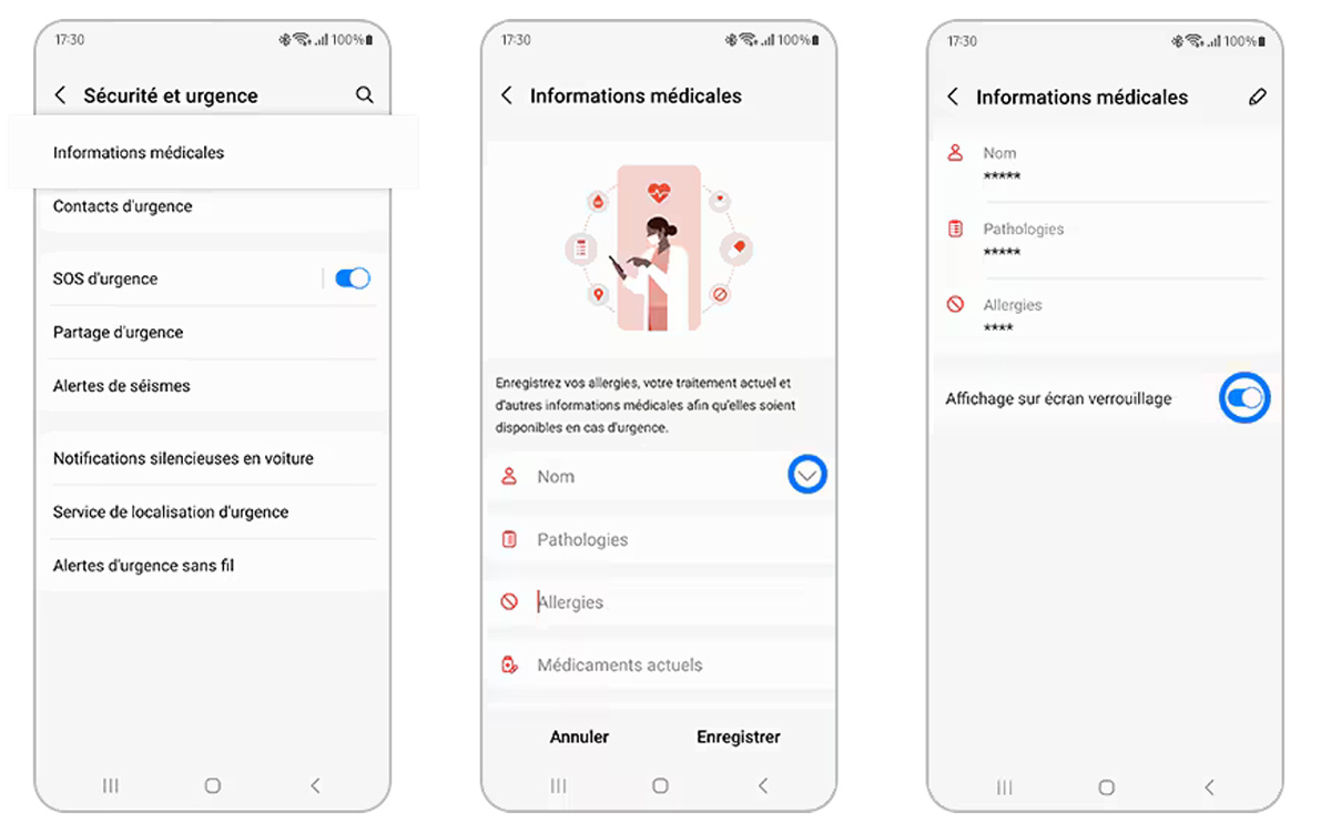 smartphone urgence discover