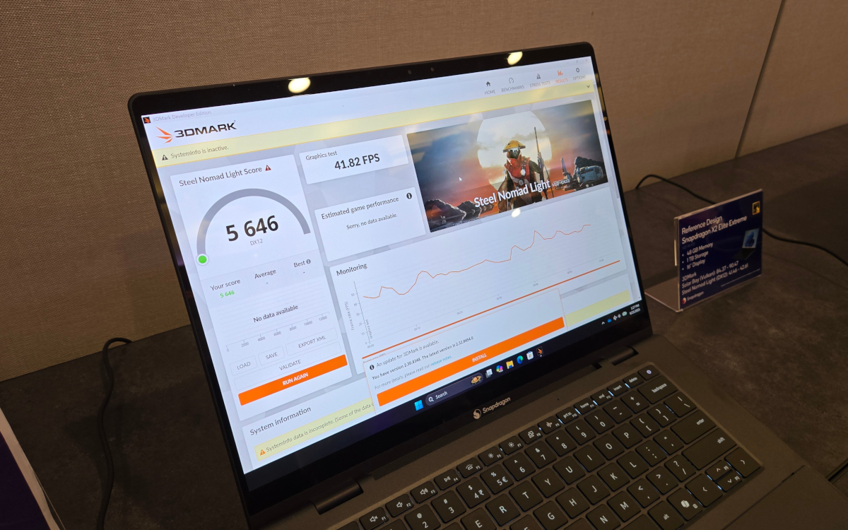 Snapdragon X2 Elite Extreme benchmark