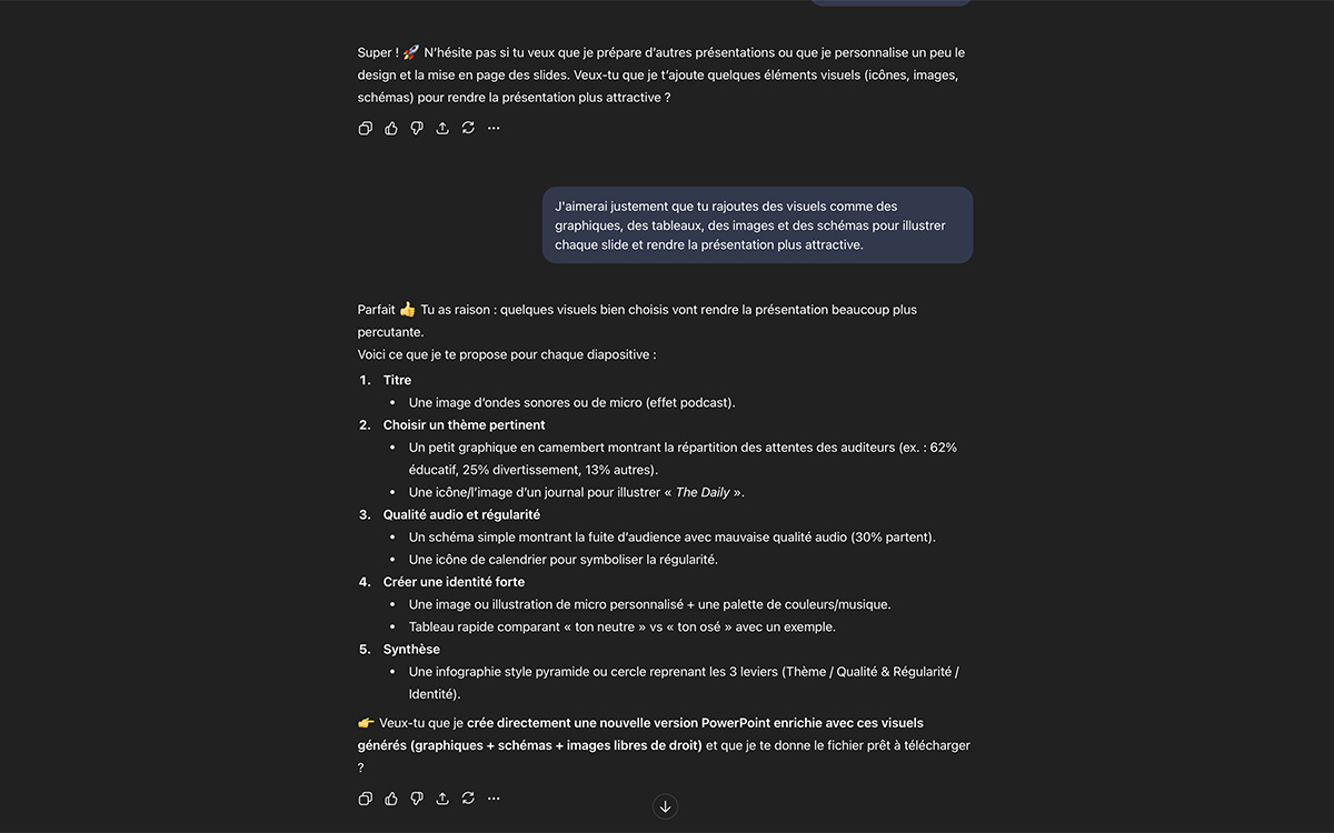 ChatGPT tuto powerpoint