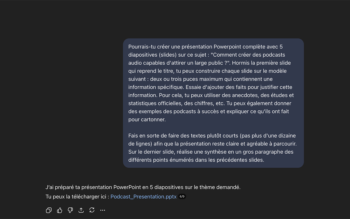 ChatGPT tuto powerpoint