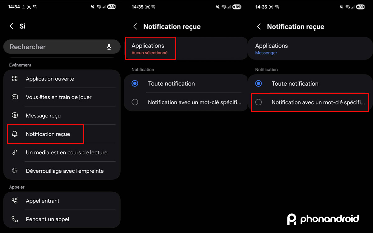 tuto routine samsung