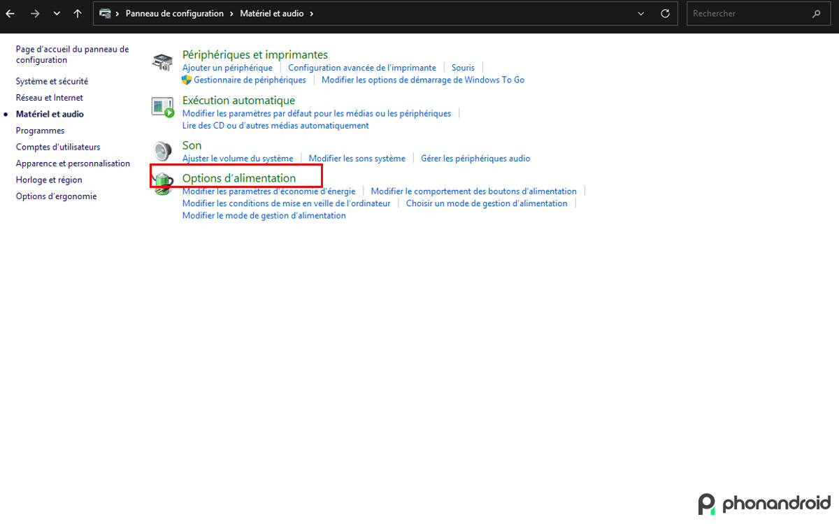 tutoriel windows performances mode