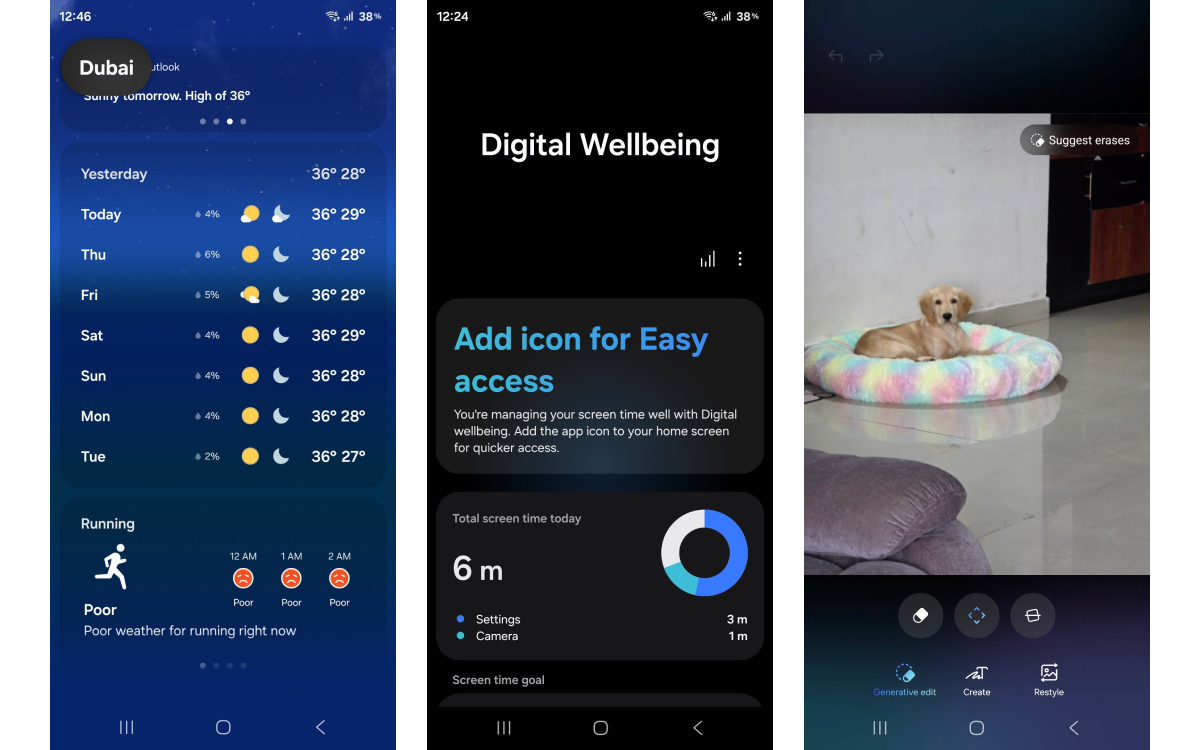 Interface One Ui 8.5
