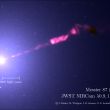 Photo du jet du trou noir supermassif M87