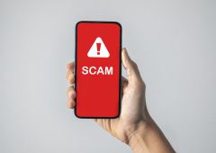 Scam sur smartphone