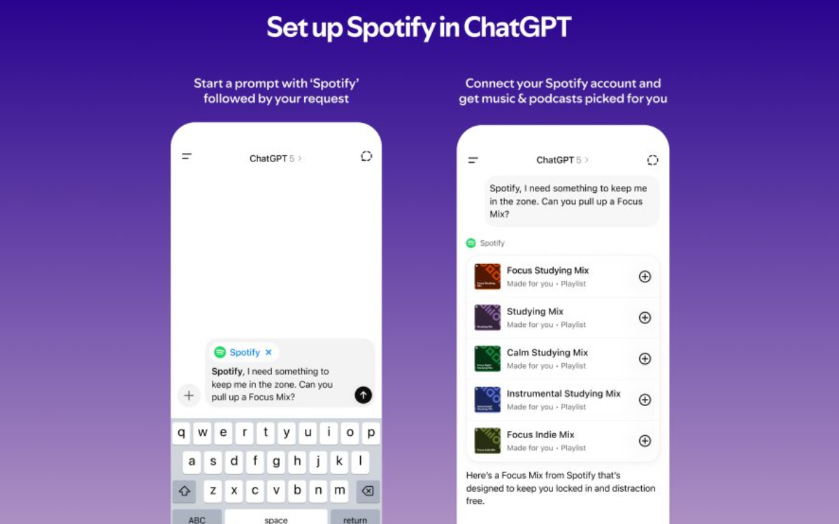 Spotify dans ChatGPT