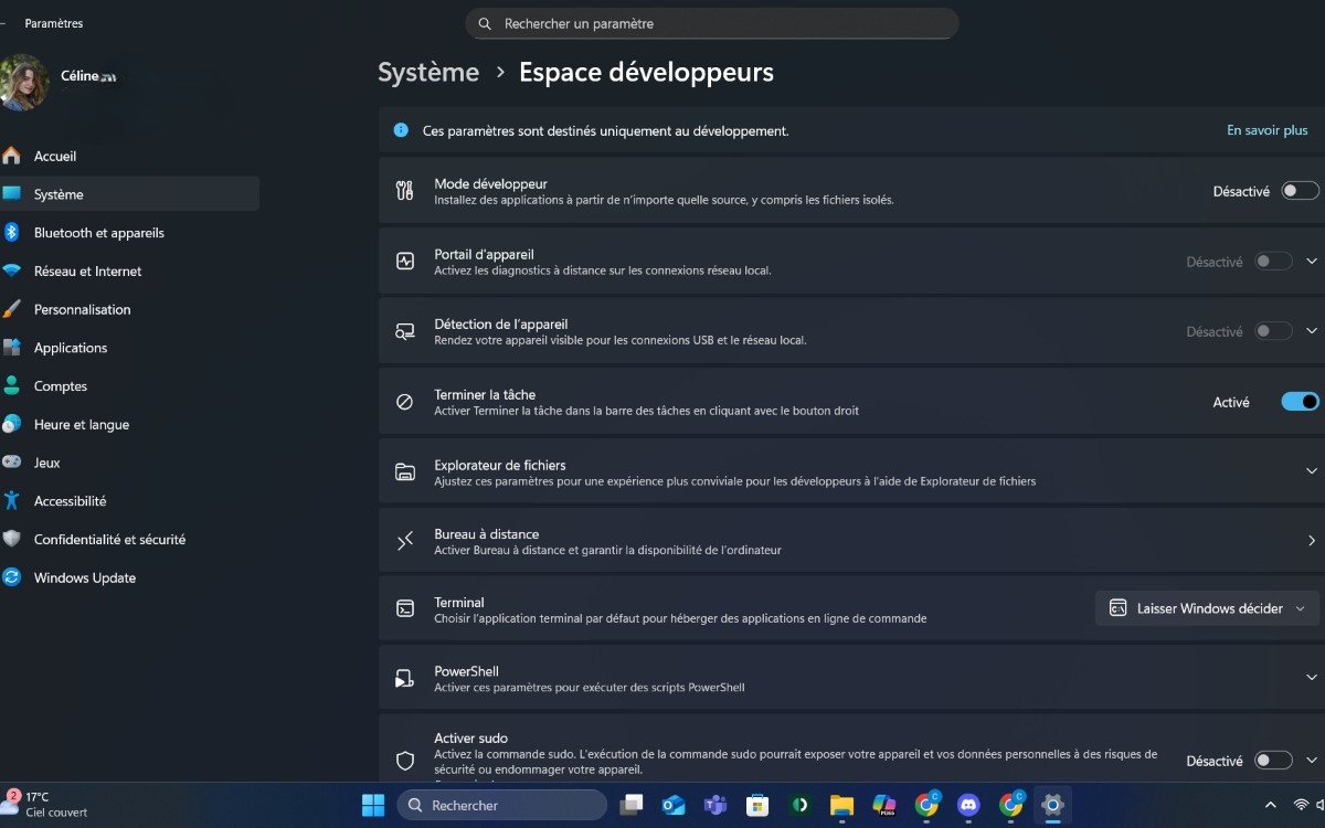 Windows 11 astuce fin de tâche rapide Terminer