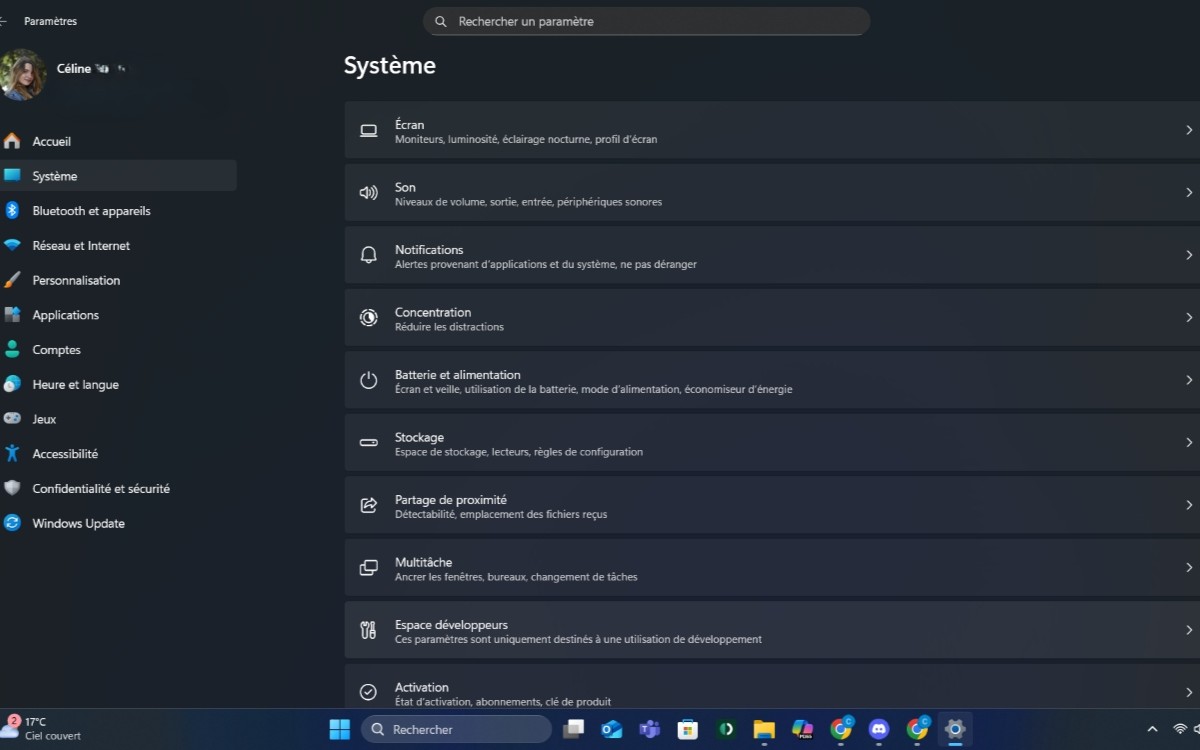 Windows 11 astuce fin de tâche rapide système