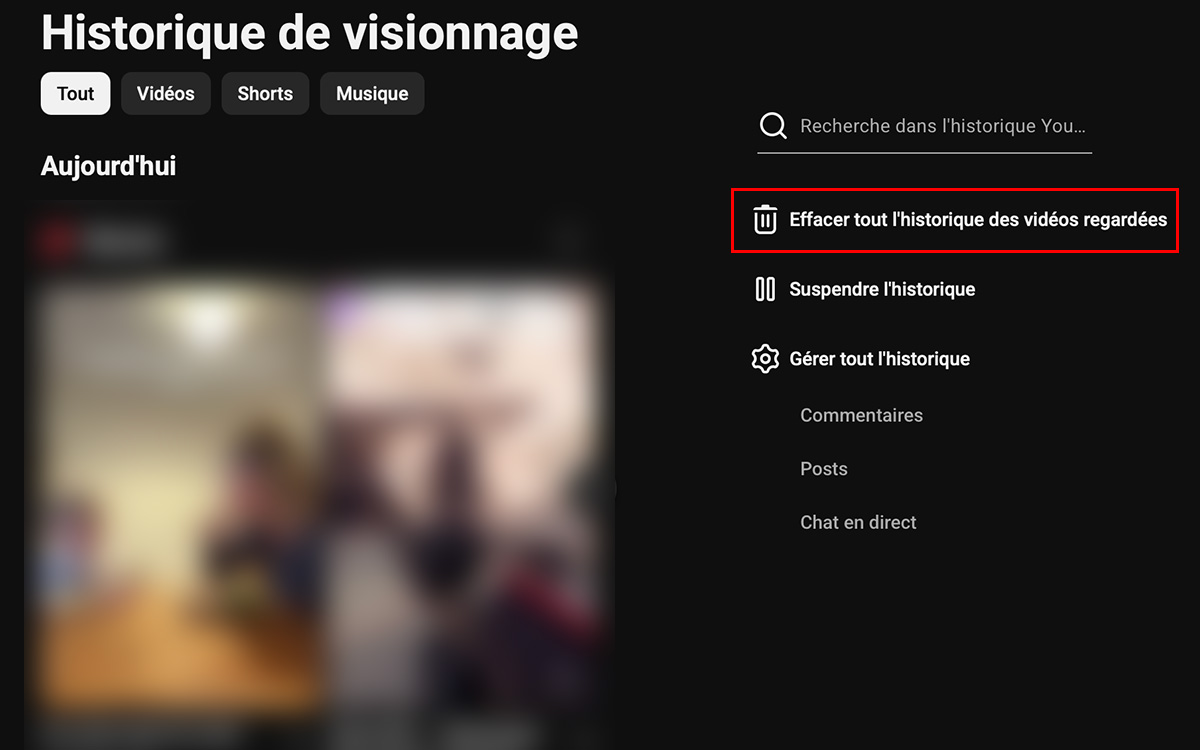 youtube algorithme disco
