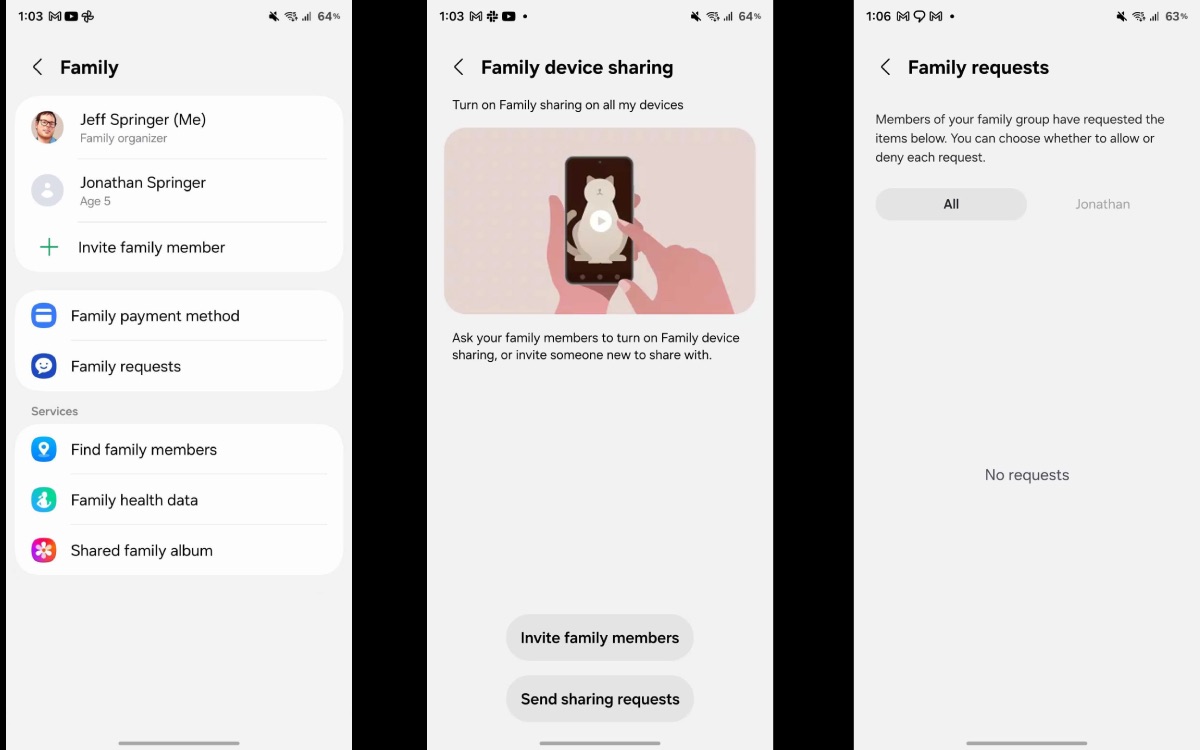 samsung groupes familiaux