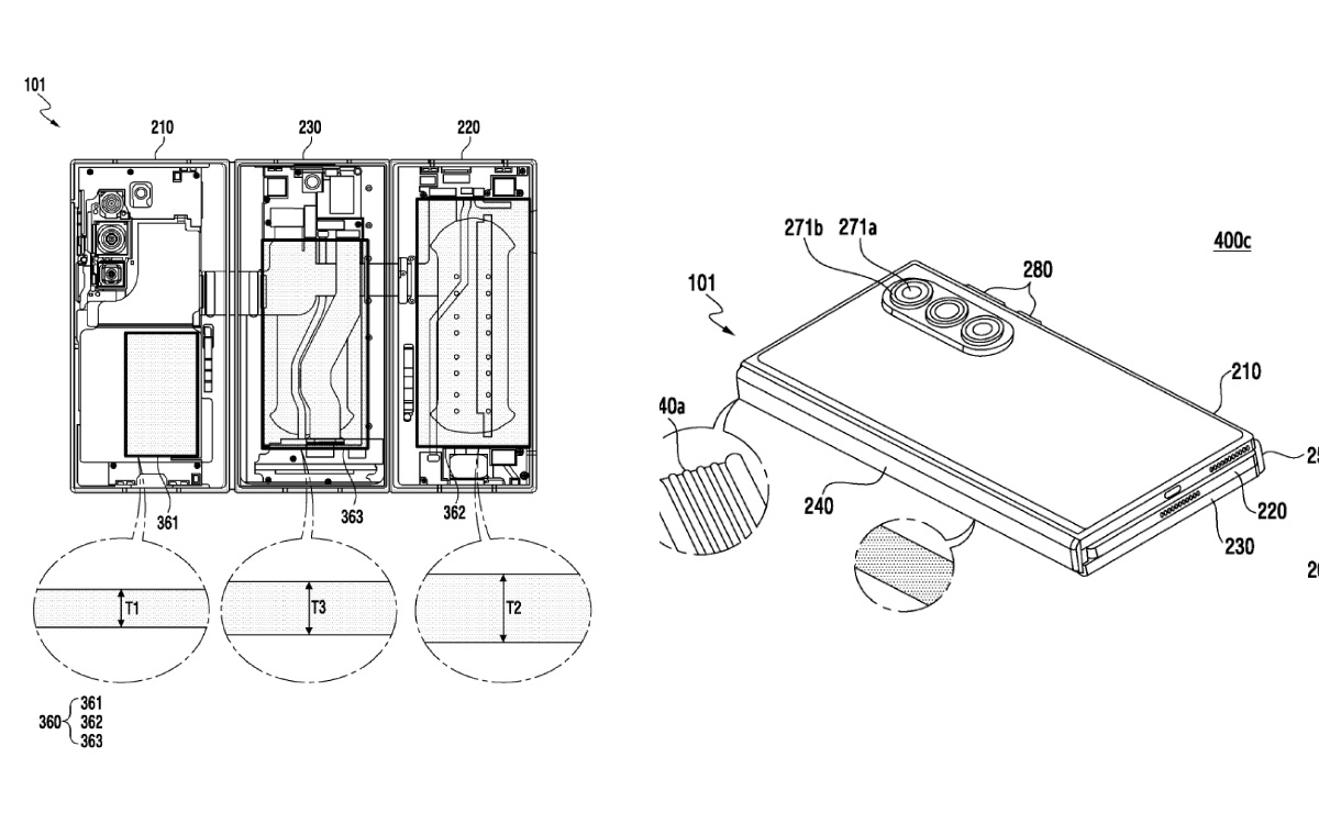 samsung trifold fuite design