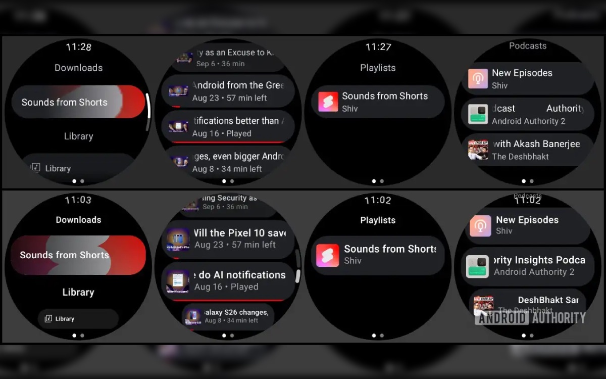 wear os YouTube music material 3