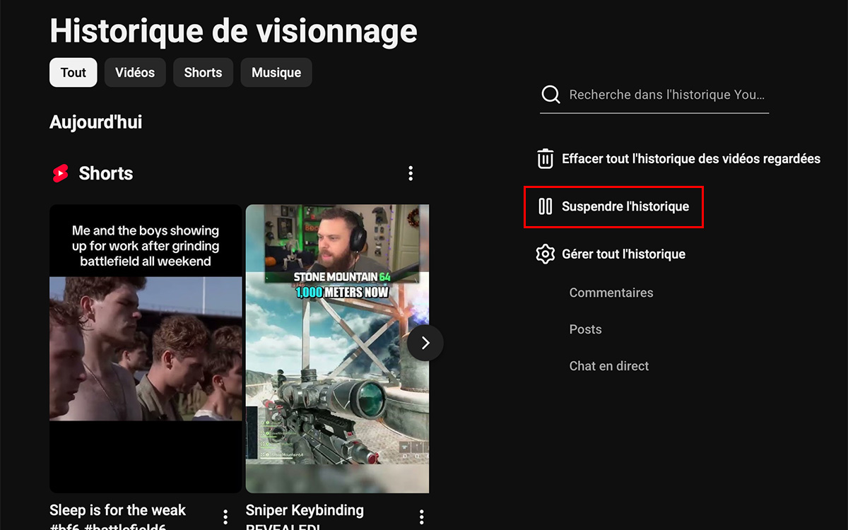 youtube algorithme disco