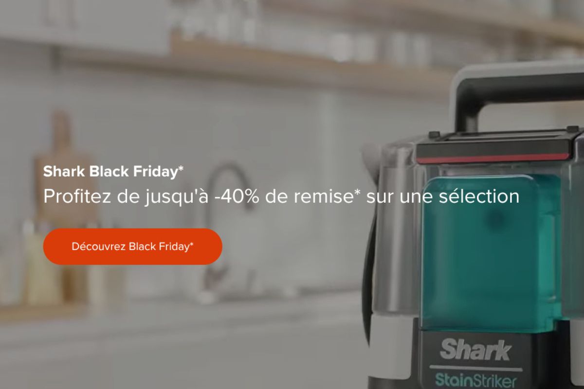 Aspirateur sans fil, détacheur, nettoyeur vapeur : Shark sort ses deals de folie pour le Black Friday