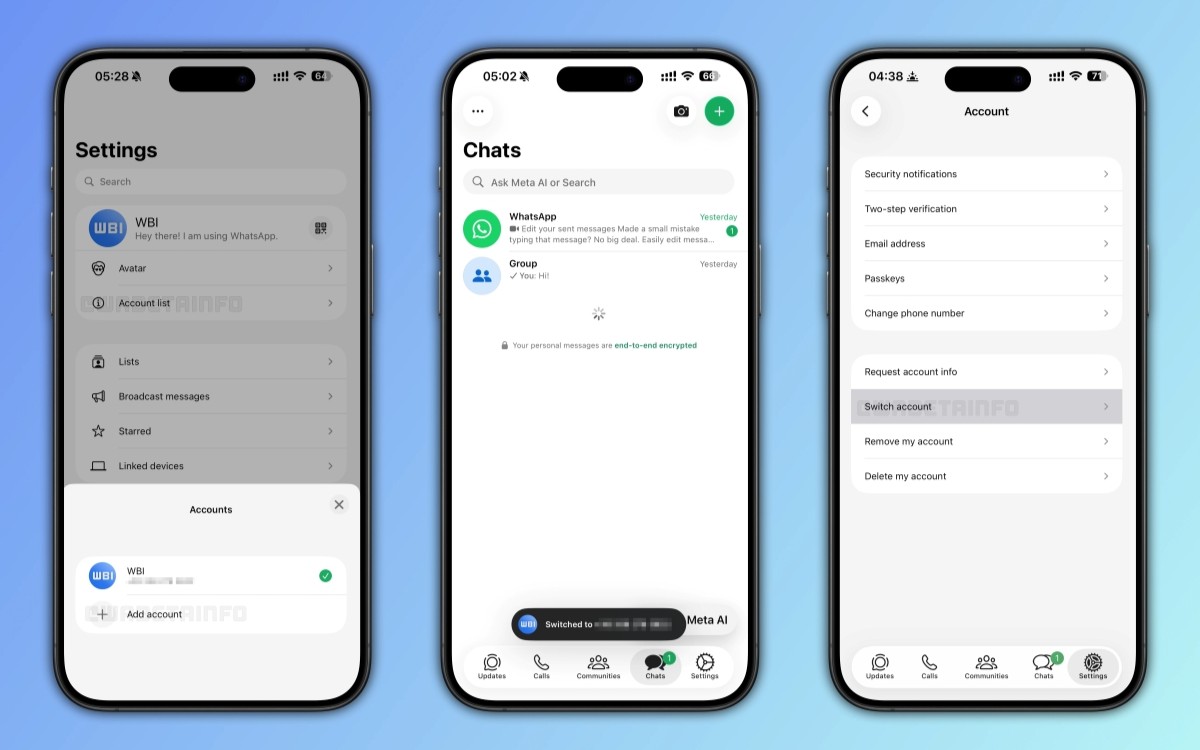 WhatsApp multicompte