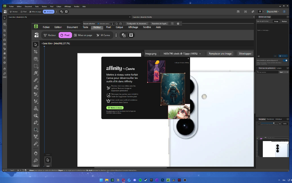 affinity message payant