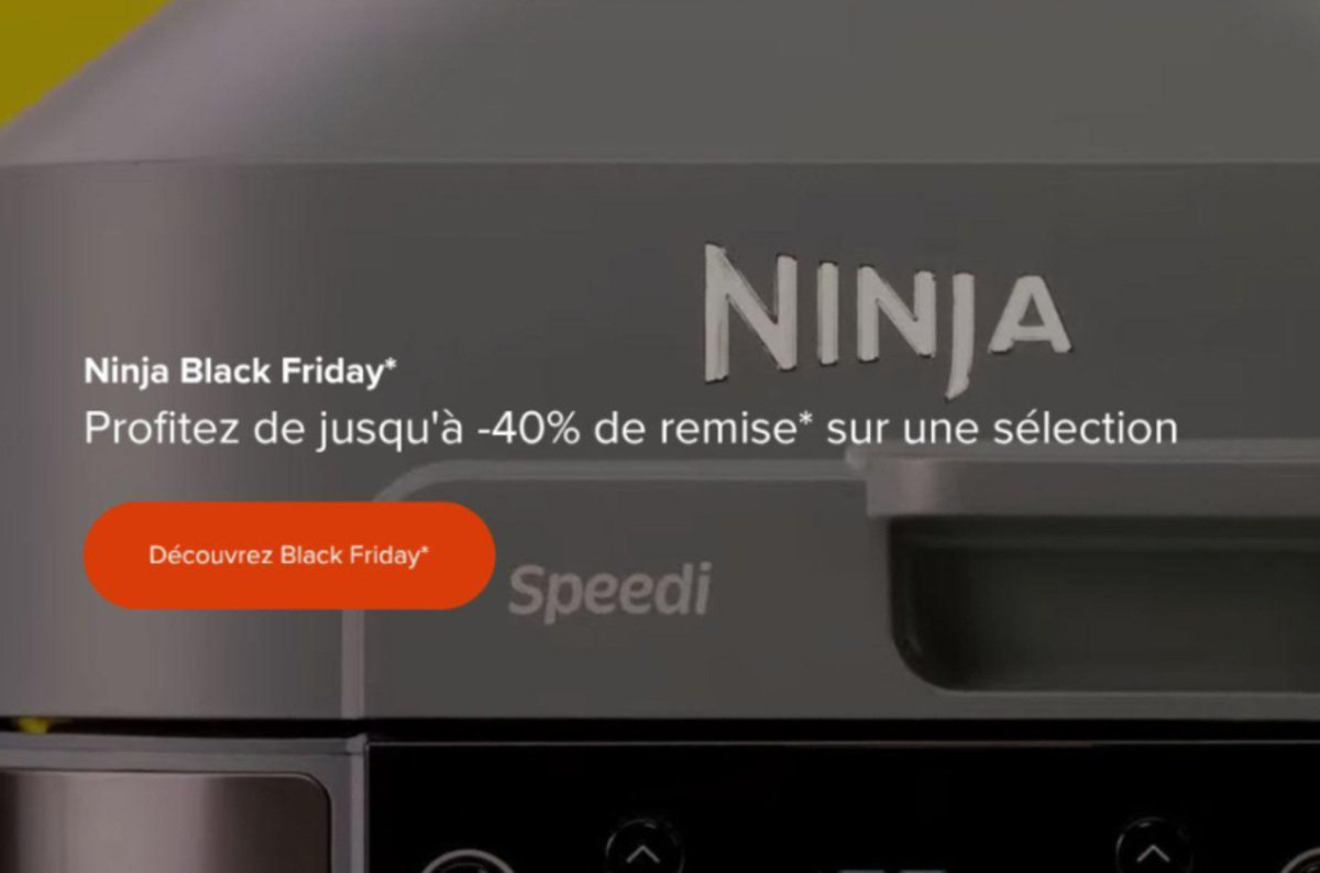 Air Fryer, Machine à glaces, Four à pizza : Ninja fracasse ses prix pour le Black Friday