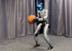 robot unitree g1 basketball