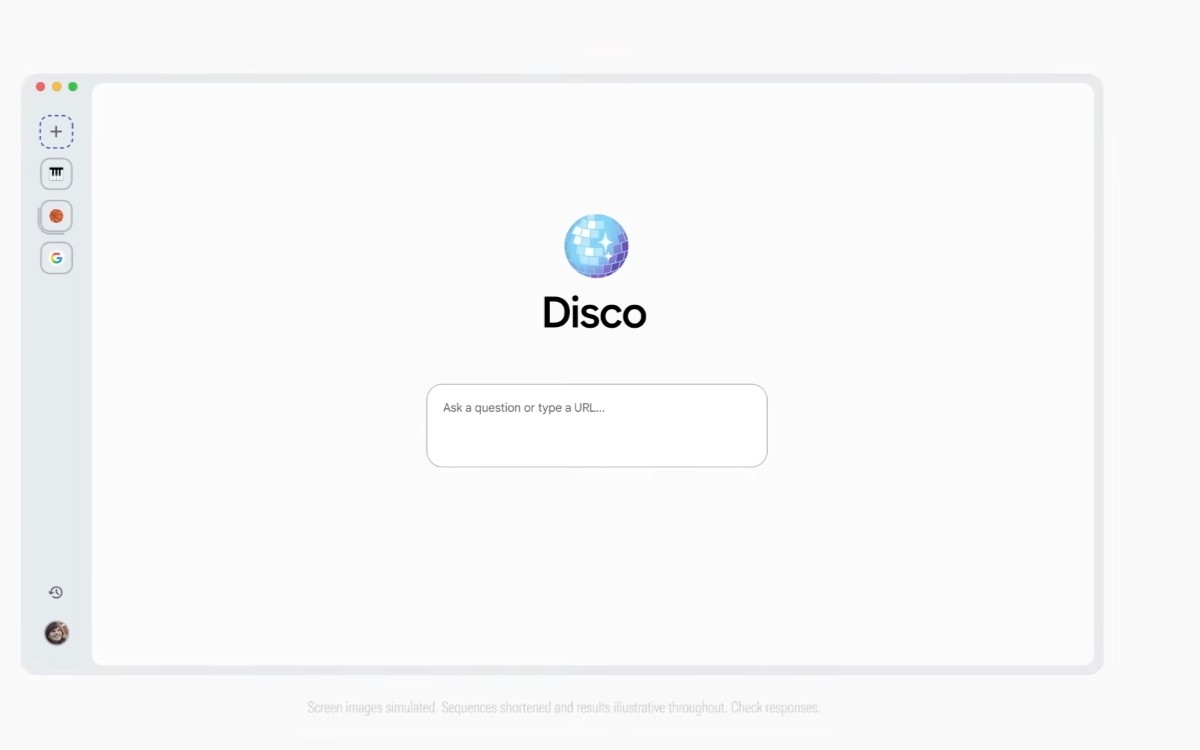 Disco et GenTabs Google