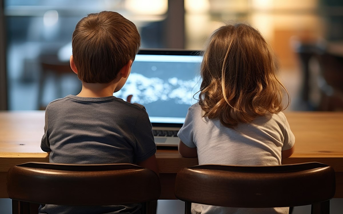 enfants devant un écran