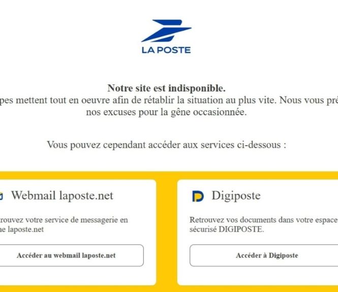 La Poste cyberattaque panne colissimo
