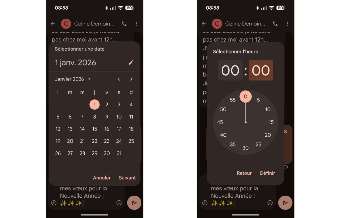 Programmer SMS Android