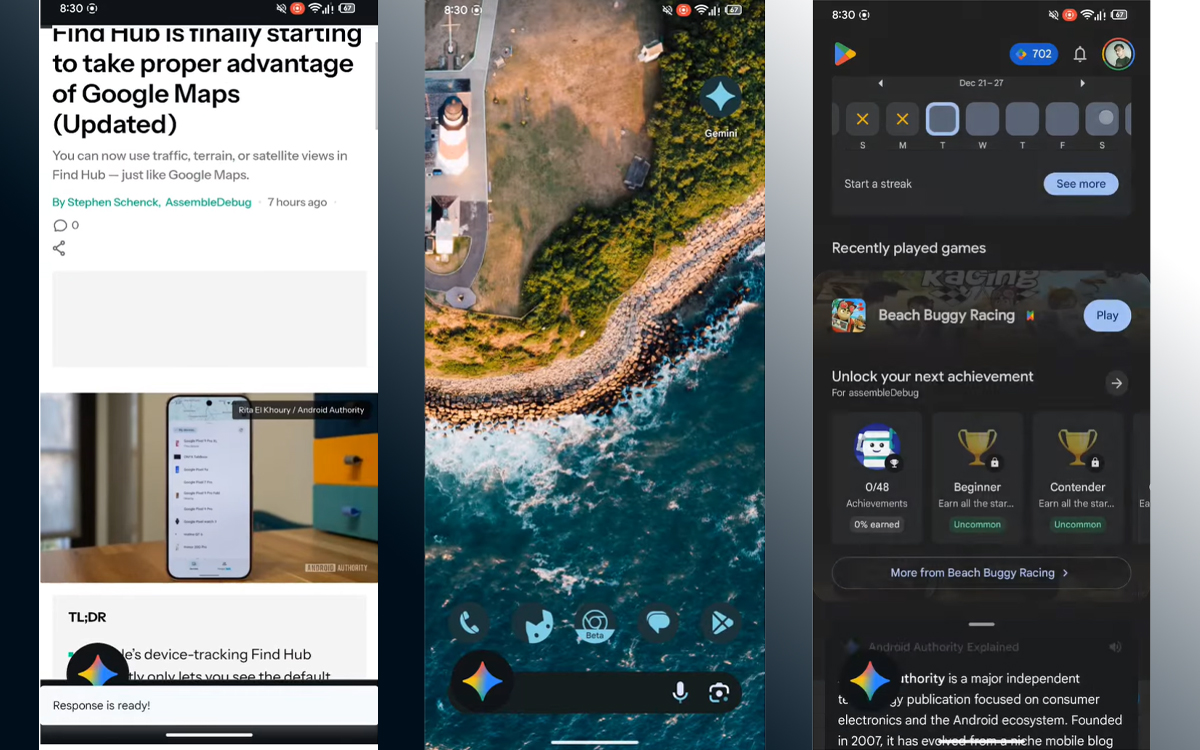 google gemini overlay