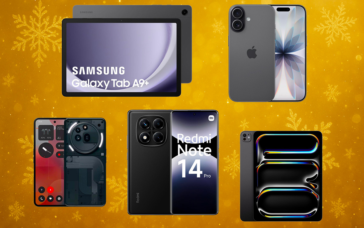 Sélection smartphones Noël