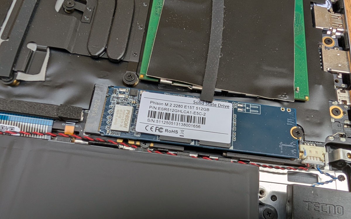 test tecno megabook k15s