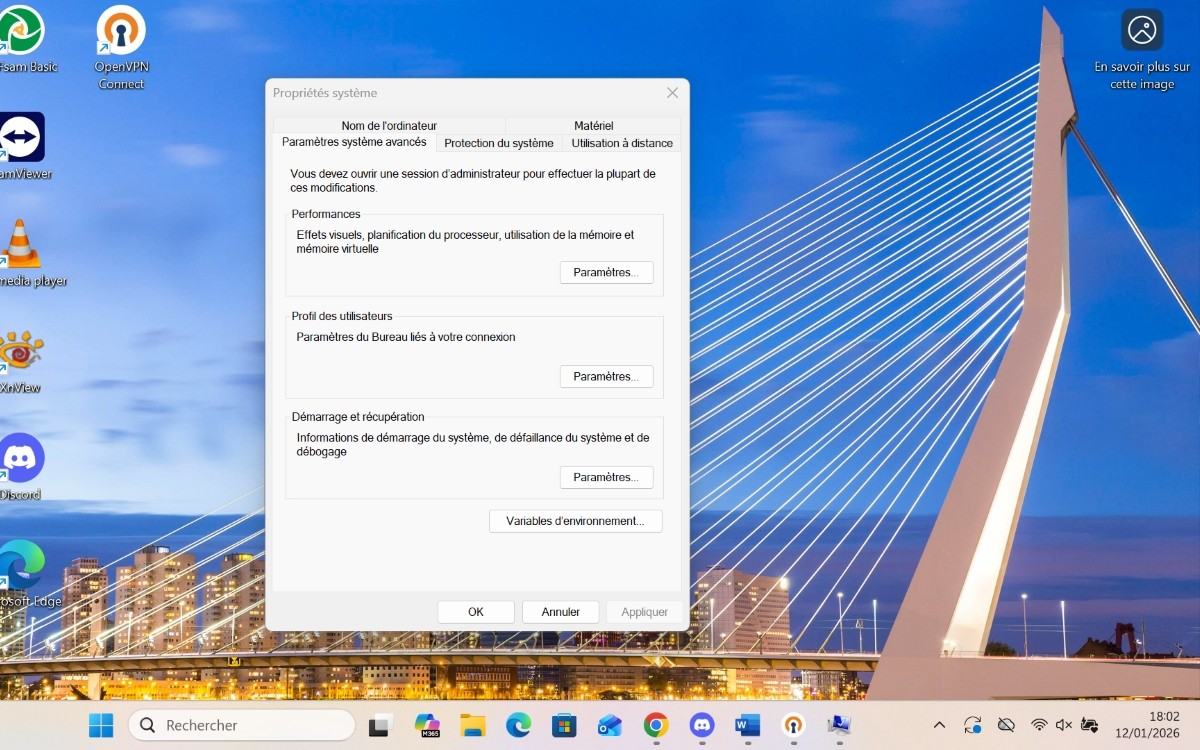 Désactiver effets d'animation Paramètres avancés