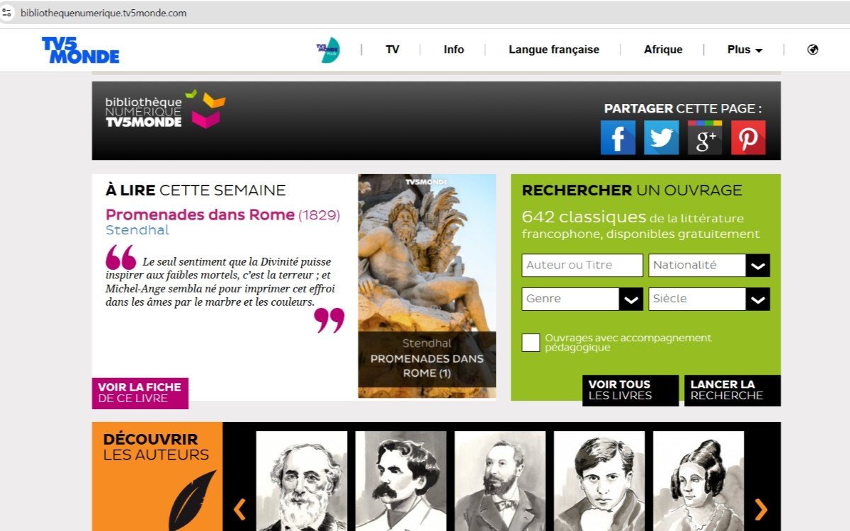 Ebook gratuit TV5MONDE