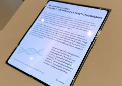 Samsung écran sans pli visible