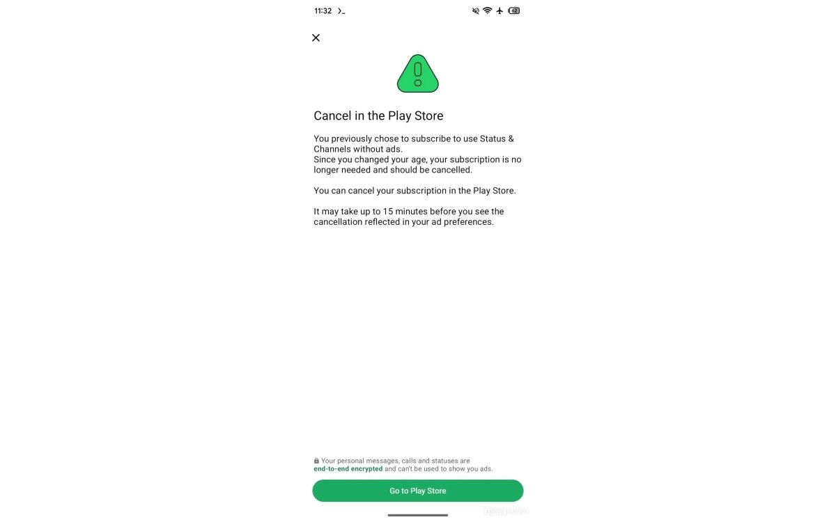 WhatsApp abonnement payant sans pub
