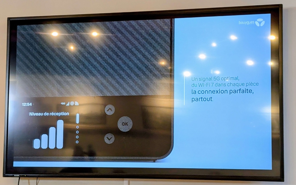 Wi-Fi 7, 5G, répéteur et clé TV : Bouygues frappe fort avec sa nouvelle Bbox à 44,99 € ecran bbox 2026