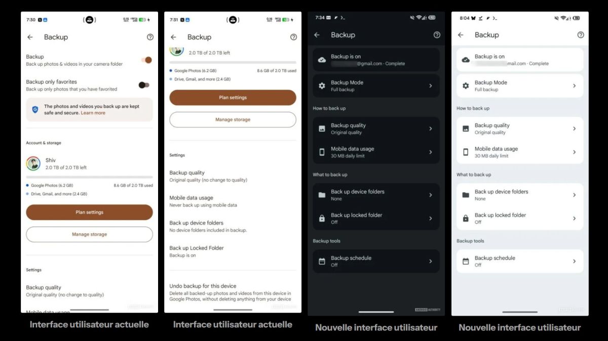 google photos sauvegarde